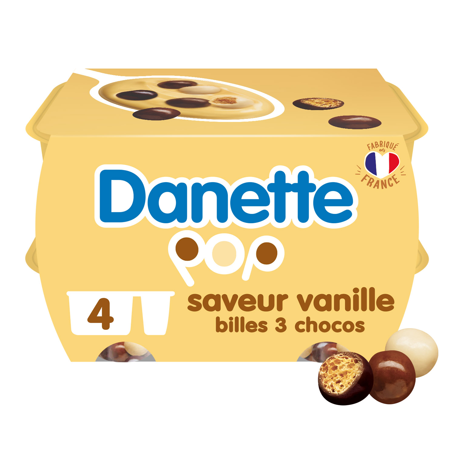 Danette Pop Vanille&;球3巧克力