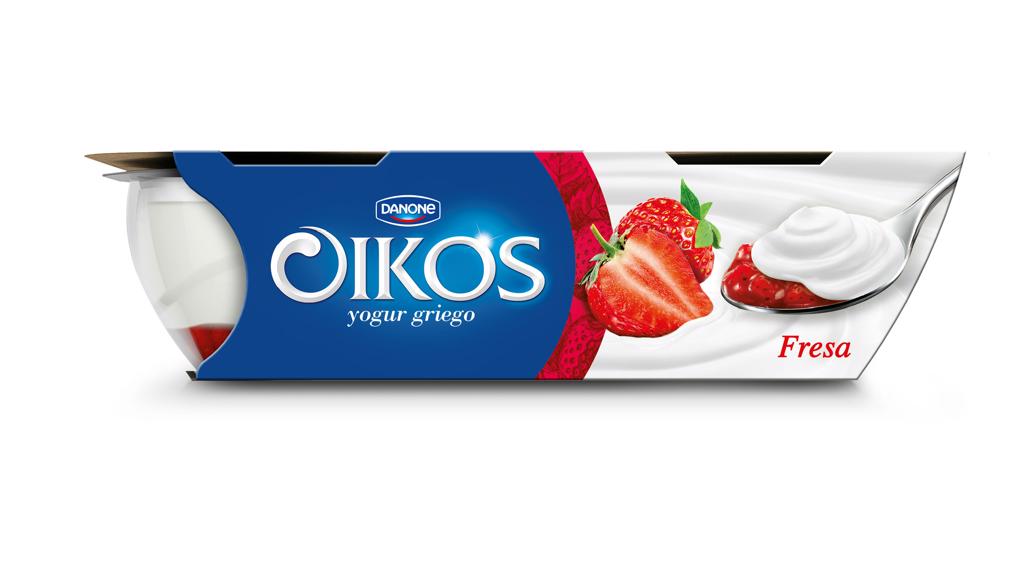 Packshot Oikos Fresa 包热Oikos Fresa